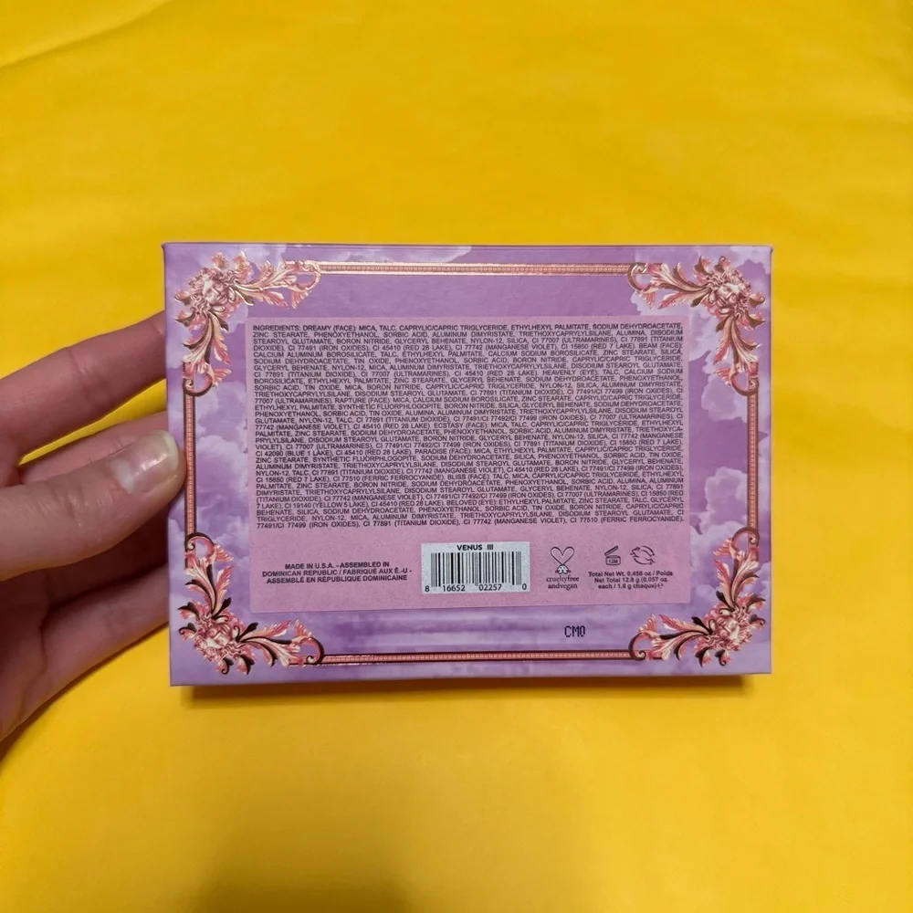 New‎ in box, Lime Crime, Venus III, Eye and Face Palette
